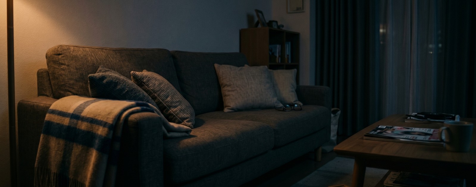 ソファと絵本の救急事故